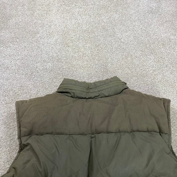 VTG Gap Puffer Vest Mens L Full Zip Gorpcore Down Green Warm 90s Outdoor - Picture 5 of 10